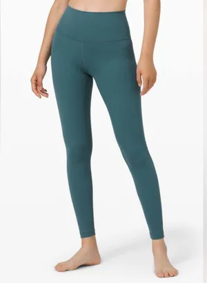 Lululemon Wunder Under High-Rise Tight Desert Teal Women’s Leggings Size 6 thumbnail 1