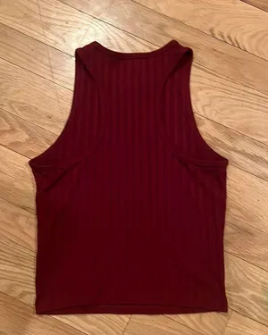 Hollister Maroon Slim Tank thumbnail 2