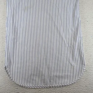 Sandro Paris Striped Slip Dress Blue White Cotton V-Neck Mini Size 38 R20002E-10 thumbnail 10