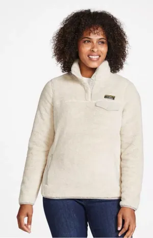 L.L. Bean Hi-Pile Fleece Pullover Size Medium thumbnail 1