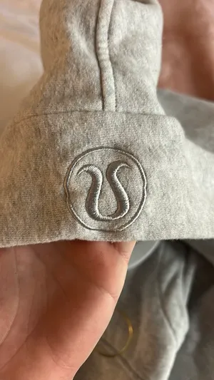 Light Heather Grey Lululemon Scuba Half-Zip thumbnail 6