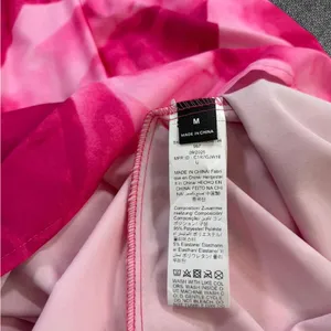 Pink And White Floral Ruffle Strap Dress thumbnail 4