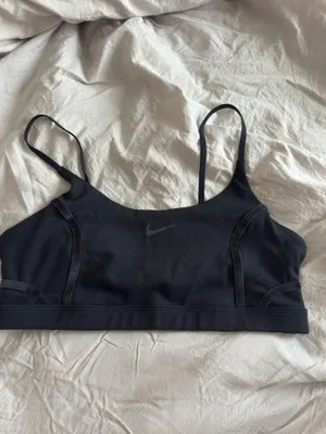 Black Nike Sports Bra Dri-Fit Medium thumbnail 3