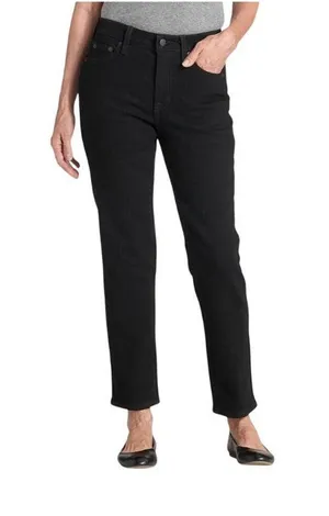NWT Universal Thread Mid-Rise 80's Slim Straight Ankle Jeans 94627412 Black 2 thumbnail 1
