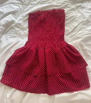 Red polka dot dress Size XS thumbnail 1