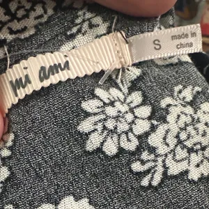 MI AMI‎ | FRANCESCA'S | NWT Black and White Floral Ruffle Collared Mini Dress, S thumbnail 5