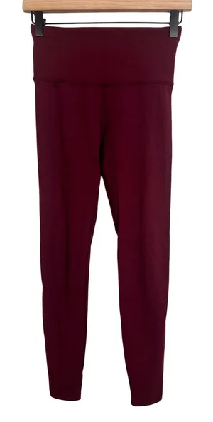 Beyond Yoga Spacedye Caught In The‎ Midi High Waisted Legging Burgundy Small thumbnail 1