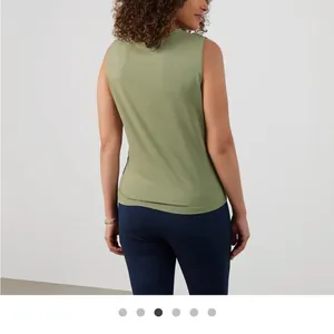 Bluffworks Green Sleeveless Cowl Neck Top NWT thumbnail 3