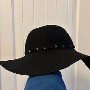 Karen Kane Nordstrom Wool Wide Brim Floppy Hat Boho thumbnail 2