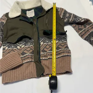 We The Free Fairisle Bomber Jacket: Size Large thumbnail 7