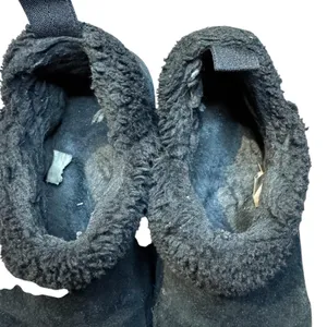Koolaburra by UGG‎ Slipper Boots Womens Black Suede Shearling Lined Cozy Warm thumbnail 3