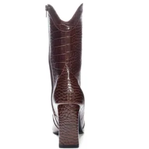 New CHINESE LAUNDRY Forester Western Boot In Dark Chocolate Brown Crocodile thumbnail 5