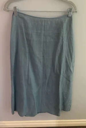 Vintage Old Navy Dusty Blue Skirt in size 1 thumbnail 1