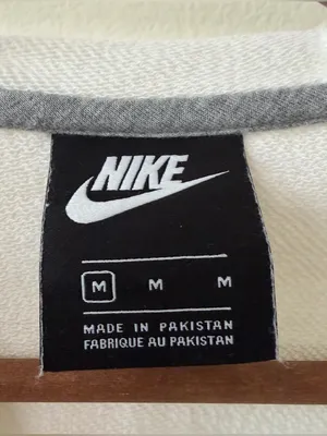 Nike White Lace-Up Hooded Pullover NWT Size Medium thumbnail 4