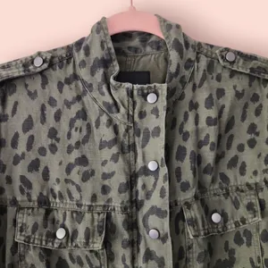 Rails Green Leopard Bomber Jacket thumbnail 7