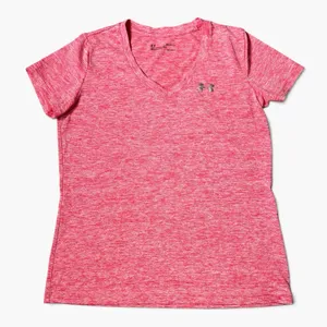 Under Armour Loose Tech Twist Short Sleeve Athletic T-Shirt Size S Pink Heatgear thumbnail 1