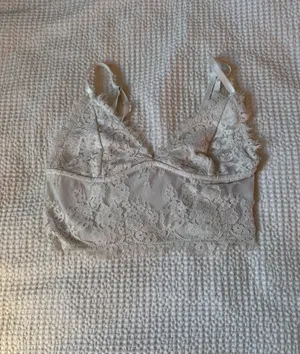 White Bralette / Crop Top thumbnail 1