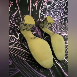 NWT A New Day Cass Snake Print Slip On Chunky Heels size 10 thumbnail 4