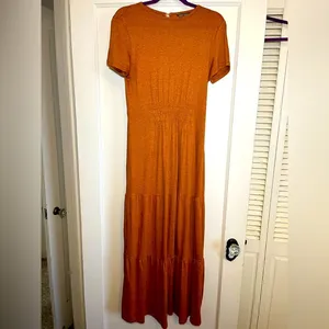 SheIn Brown maxi dress thumbnail 2