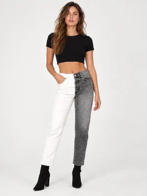 Revice Denim Jeans Women 30 Black White True Love/Checkmate Y2K High Rise thumbnail 2