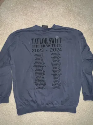 Taylor Swift Blue Crewneck Eras Tour thumbnail 4