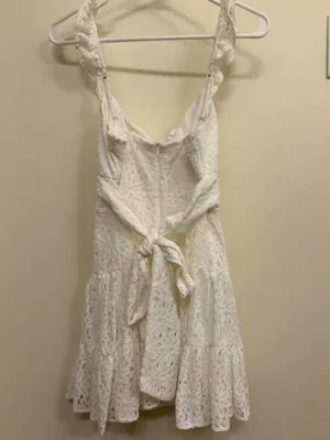American Threads Altar'd State Dress Mini White thumbnail 2