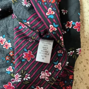 Only Necessities Womens Cottagecore Floral Cotton Maxi Dress Black Pink 14/16 M‎ thumbnail 6