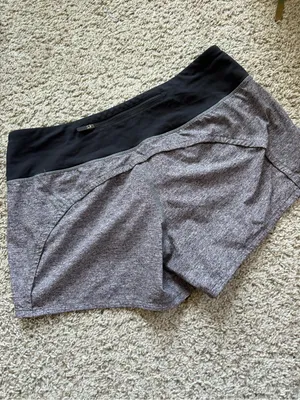 Lululemon Run Times Short II *4" in Heather Lux Multi Black / Black thumbnail 6