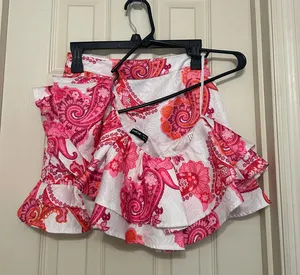 Pink Floral Set Shein Skirt thumbnail 4
