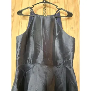 NWOT Lulus Broadway Show Navy Blue High-Low Gown Red Carpet Prom Banquet Size M thumbnail 4