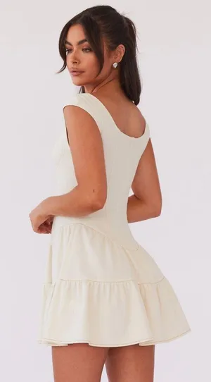 Isabella Denim Bustier Dress thumbnail 3