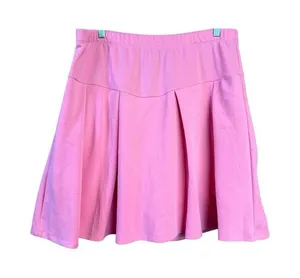 Ashley Stewart Pleated Athletic Knit Tennis Skirt/Skort Sz L 14/16 Coral NWT thumbnail 1