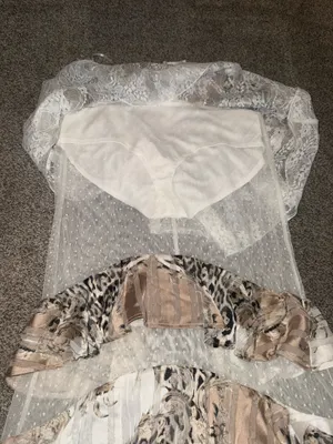 Hot Miami Styles Tiered Ruffle Maxi Skirt Neutral Leopard Print Size M thumbnail 3
