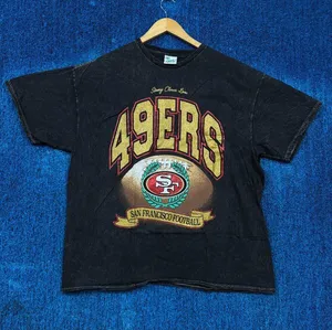 Stoney Clover Lane San Francisco 49ers Glitter Rocker Tee 2X thumbnail 1