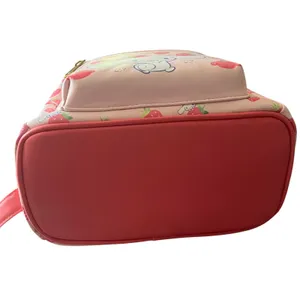 Sanrio Loungefly Cinnamoroll Strawberry Mini Backpack Pink Faux Leather‎ Bag thumbnail 5
