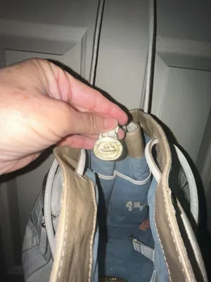 Brahmin White Croc Embossed Leather Bucket Bag thumbnail 7