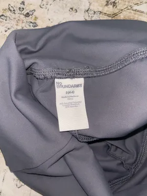 No Boundaries Grey fold over shorts thumbnail 3