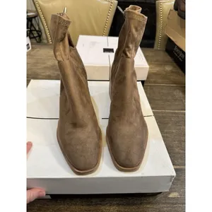 Dolce Vita Boots Womens Size 10 Indiga Truffle Stella Suede Brown Slouch thumbnail 4