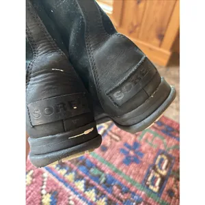 Sorel Explorer Joan Women's 8.5 Waterproof Black Suede‎ Faux Fur Winter Boots thumbnail 7