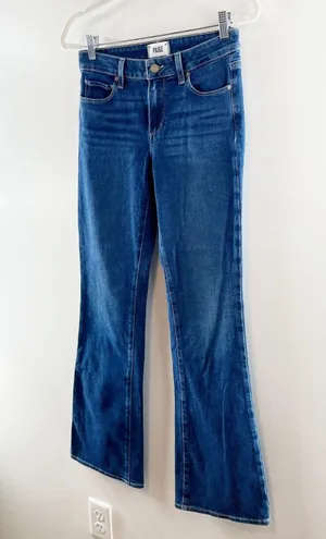 Paige Skyline Mid Rise 5 Pocket Denim Bootcut Jeans Blue 28 / 6 thumbnail 8