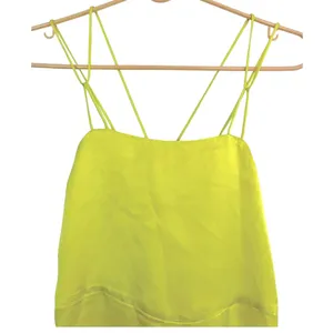 Zara Satin lime green dress Xs thumbnail 6