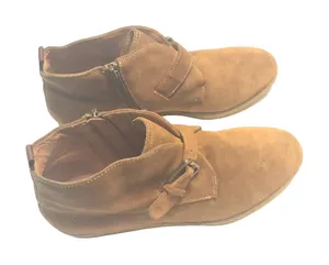 Franco Sarto Womens Cognac Brooke Wedge Ankle Bootie Sz 8.5 thumbnail 1