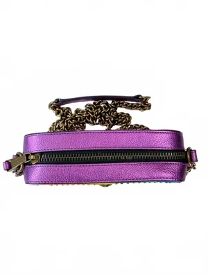 Kurt Geiger Kensington Rainbow Leather Crossbody Bag Crystal Eagle Chain Handbag thumbnail 6