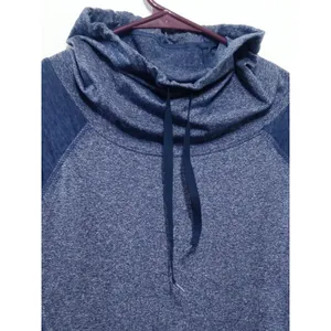 Avia Women's Athletic Top Pullover Blue Drawstring Long Sleeve Funnel Neck XL thumbnail 3