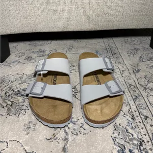 Birkenstock Arizona Birko-Flor Sandals in Stone Coin thumbnail 7