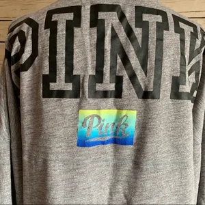 Victoria’s Secret PINK Grey College Sweatshirt thumbnail 4