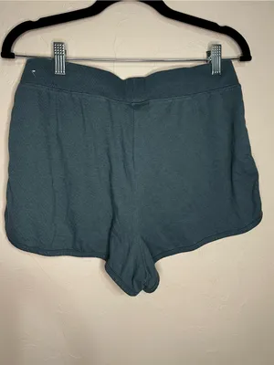 Nike‎ Phoenix Fleece Teal Green Lounge Relaxed Cozy Athleisure Sweat Shorts thumbnail 5