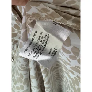 Coolibar Beige Animal Print Long Sleeve Gathered Waist Maxi Dress Size XS UPF 50 thumbnail 6