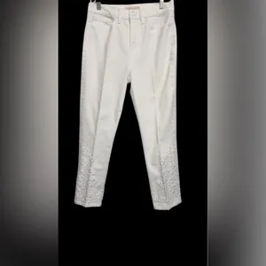 Tory Burch White Cropped Jeans thumbnail 7