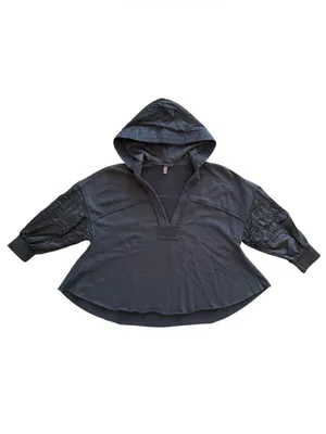 Free People Movement Spin Hoodie Charcoal Gray Size Small thumbnail 3